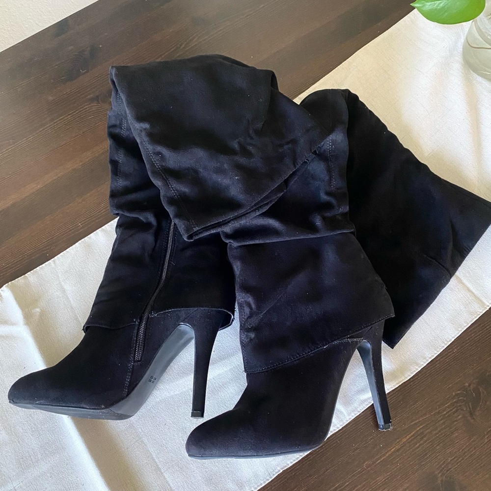 BRAND NEW Nina New York Over-The-Knee Thigh High Heeled Boots 8.5